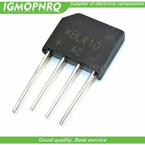 5PCS KBL410 KBL-410 4A 1000V Single Phases Diode bridge rectifier new and original IC