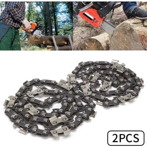 2 Piece 16 Inch Chainsaw Chain 3/8" L P Pitch 56 Drive Links Wear Resistant Chainsaw Chains for Chainsaws