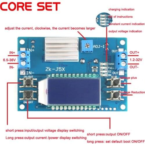 DC 0-36V 4.5A Constant Voltage Current LCD digital Voltage Current Display Adjustable Buck Step Down Power Supply Module Board
