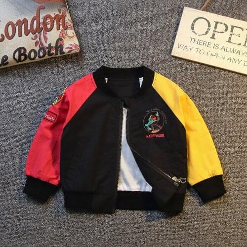 Childrens jacket spring autumn 2020 new Japanese style kids jackets trench coat for boys and girls