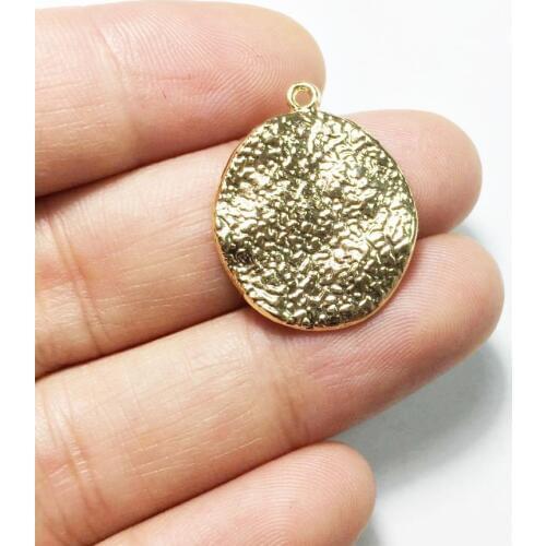 Eruifa 20pcs Zinc alloy 19*20mm Coin necklace,earring bracelet jewelry DIY handmade 2 color