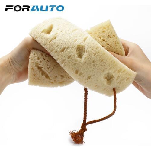 FORAUTO Yellow Auto Wash Tools Window Table Kitchen Motorcycle Car Polishing Brush Car Cleaning Sponge Block Car Care