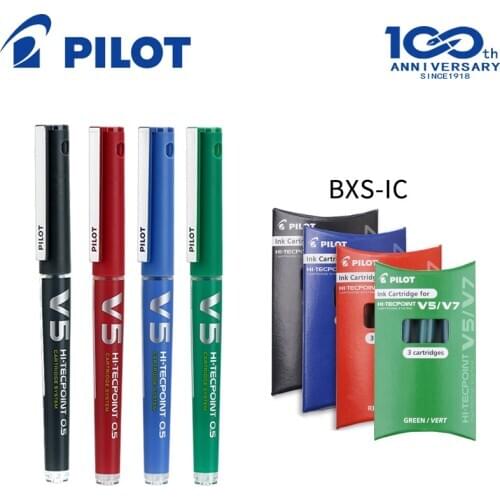PILOT BXC-V5 Direct Liquid Type Gel Pen 0.5mm Replaceable Ink Tank Writing Length Is 1500M Study Office Stationery