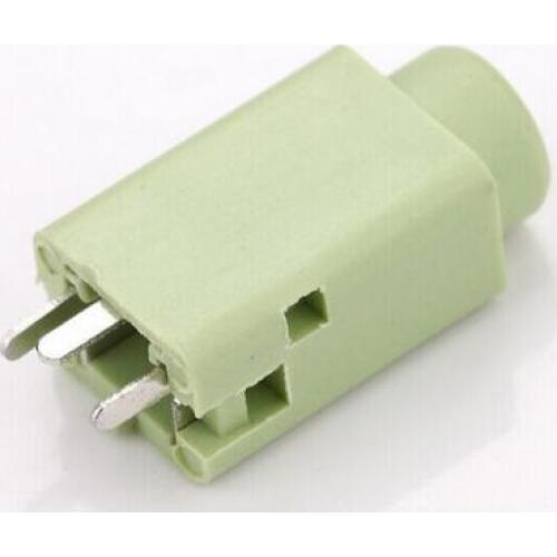 10PCS 3.5mm Female Audio Connector 3 Pin DIP Headphone Jack Socket PJ-359 Green