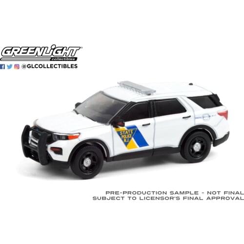 GreenLight 1:64 2021 Ford Interceptor Utility boutique alloy car toys for children kids toys Model original box