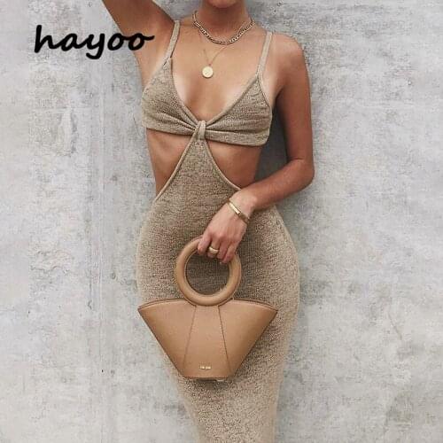 Hayoo Summer Knitted Dresses