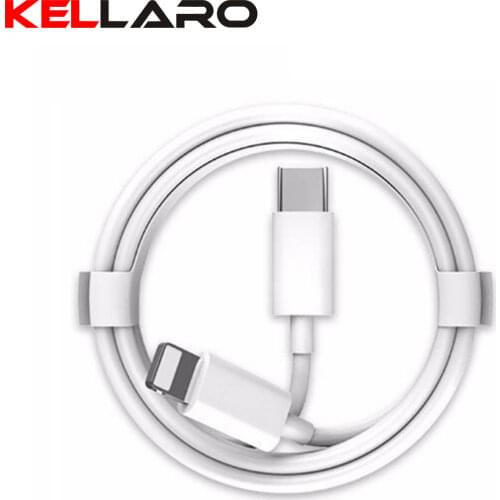 KELLARO Type C PD Cable Fast Charging Lines for Iphone Charger 12 Pro Max Xs Xr X SE 8 7 6 Plus 6s 5s Ipad Air Mini Mac Ipod