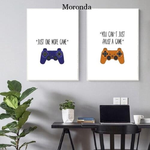 Gamer Decoration Pictures for Home Design Wall Paintings Canvas Posters and Prints Nordic Wall Art Decorations for Home Frameles