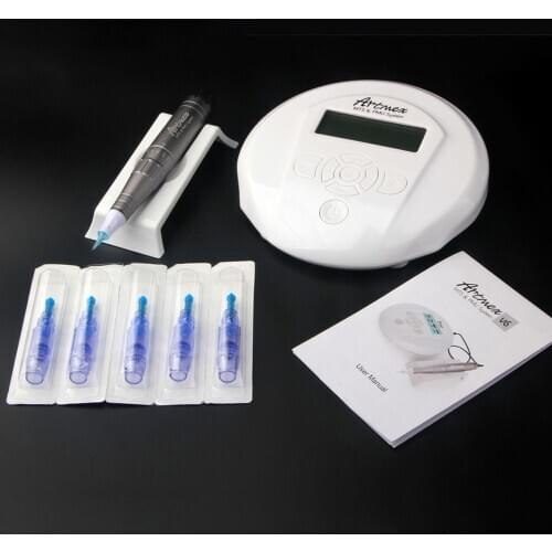Hot Sales 2020 Artmex V6 Professional Tattoo Gun Microblading Pen Needles Digital Permanent Makeup Eyebrow Eyeliner Lips