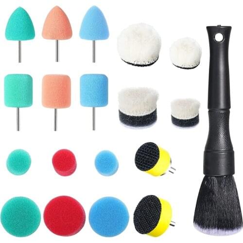 Mini Polishing Pads, Suitable for Rotating Tools, Cordless Drills, Suitable for Tight Area Detail Polishing Wax Sealing