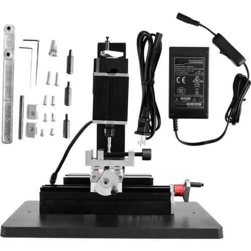 60W 12000RPM Mini Metal Lathe DIY Miniature Milling Machine 100-240V mesa taladro