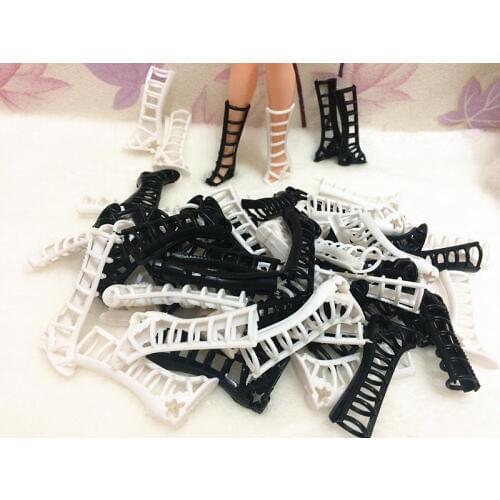 AILAIKI AILAIKI 1/6 Dolls Shoes For Barbies New Style Hollow Doll Boots DIY Girl Doll Shoes Factory Wholsale Toy 100 Pairs/lot
