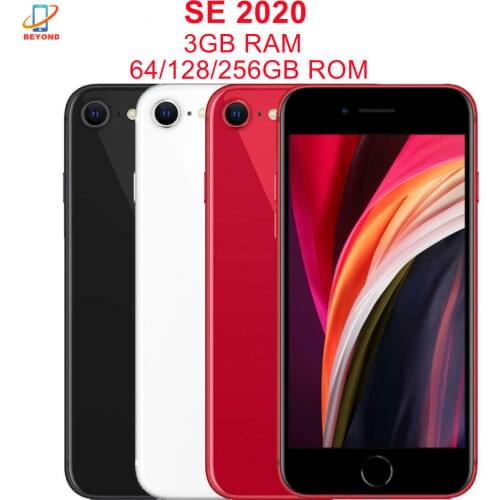 Apple iPhone SE 2020 SE2 4.7" RAM 3GB ROM 64/128/256GB IOS A13 Bionic Fingerprint 4G LTE 12MP Original Unlocked Cellphones