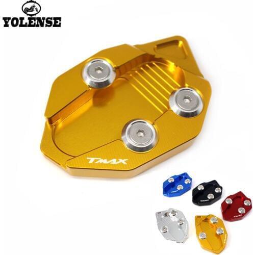 For YAMAHA TMAX530 TMAX 530 T-MAX 530 T-MAX530 2012 2013 2014 Motorcycle Kickstand Foot Side Stand Extension Pad Support Plate
