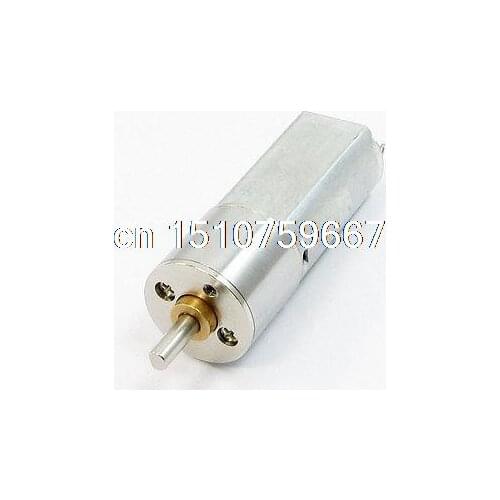 3mm Shaft 16mm Diameter DC Geared Motor 12V 120RPM w Gearbox