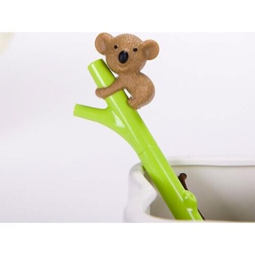 Pen Cute Koala Bear Shape Pen Black Ink Stationery School Office Accessory AC889