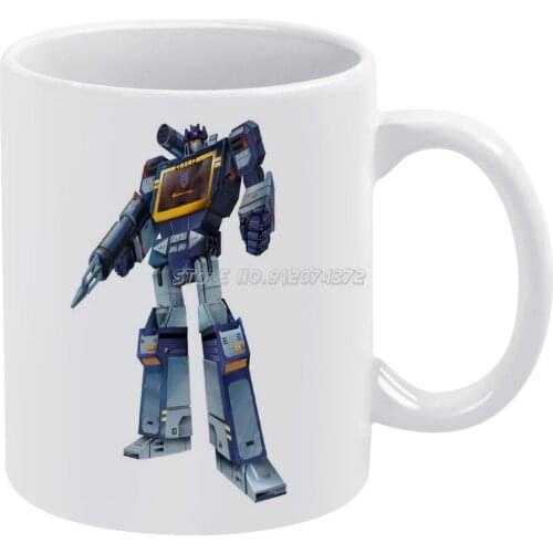 Masterpiece Soundwave ( Transparent ) Revised Coffee Mugs Custom Cup Personalized Mug Tea Cup Hot Drink Cup Creative Drinkware G
