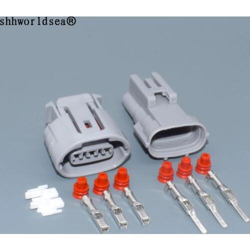 Shhworldsea 3 Pin 2.2mm 6188-0282 6189-0443 Female Male Alternator Connector Electrical Headlight Socket For Toyota Lexus