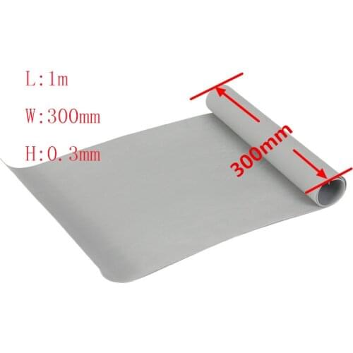 0.3*300*1m Coated Fiberglass Thermal Silicone Pad For Heat Sink IGBT MOS Transistor