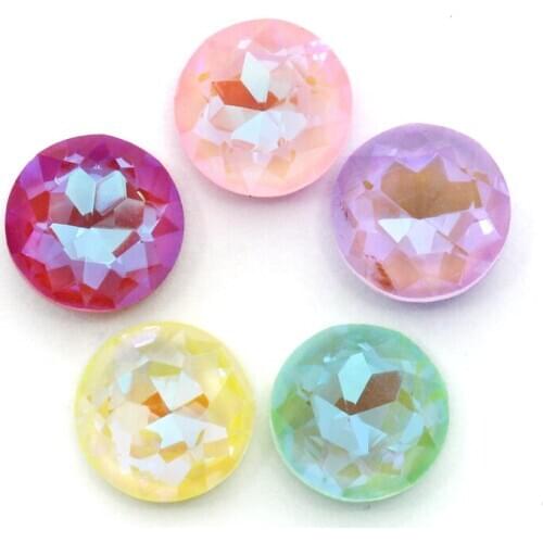 6mm Gemstone Flower Rhinestones Mocha Color Loose Rhinestones K9 Glass Strass Crystal Small Beads Glue on Nails Strass Stone