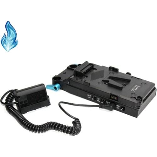 V Mounting Plate + DC to EP-5B DC Coupler EN-EL15 Dummy Battery for Nikon 1 V1 D800 D7100 D7200 D810 D7000 D810A D800E D850 D750