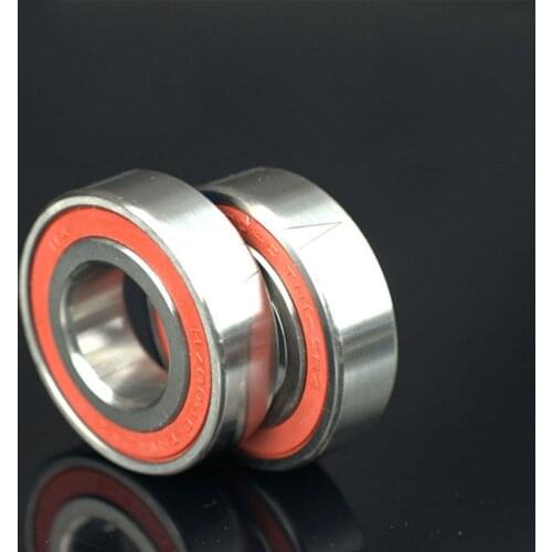 2pcs 1Pair H7005C 2RZ P4 ABEC 7 DT/DB/DF High-speed Spindle Bearing Angular Contact Ball Bearings 7005 25*47*12mm 25x47x12mm