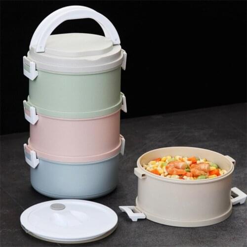 Japanese Style Creative Microwave Oven Plastic Lunch Box For Kids Bento Box Portable Leak Proof Lunchbox Kitchen Food Container