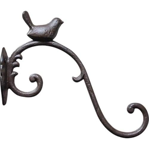 Iron Plant Hangers 10 inch Deep Hanging Plant Hook Outdoor/Indoor Plant Hanger Bracket Holder for Hanging Basket Plant