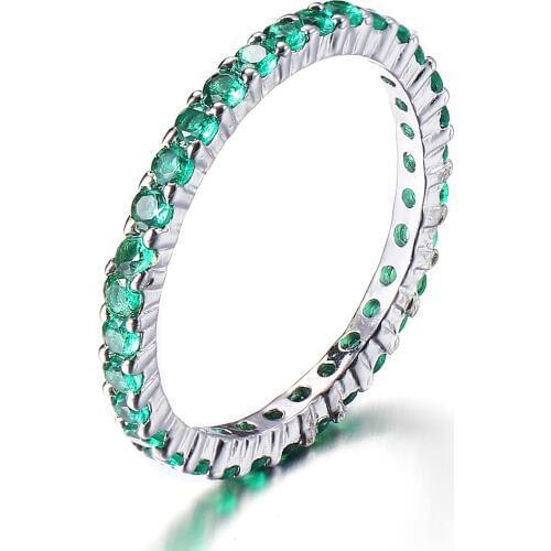 Hermosa Big Promotion Round Green Tourmaline Party Rings For Women Hermosa New Bands Jewelry Ring Size 7# 8