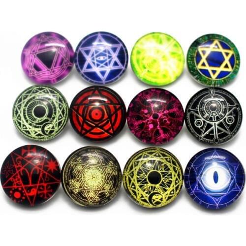 10pcs/lot pretty Star of David Snap Buttons Charms 18mm Animal Print Glass Buttons Fit DIY Snap Bracelets&Bangle Jewelry