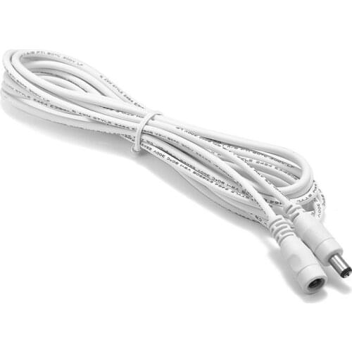 3m 5.5 x 2.1mm DC Connector Power Extension Cable DC 12V Jack Adapter Electric Wires For CCTV Camera 5050 LED Strip Solar Panel