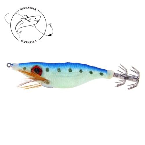 9.2g /10cm Luminous Colored Wooden Shrimp Artificial Plastic Hard Bait Wobblers With Sharp Treble Hook Anti-corrosion Swimbait