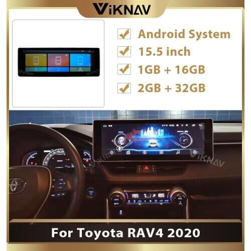 Android auto radio car multimedia player for Toyota RAV4 2020 DVD player GPS navigation video player tape recorder FM BT 15.5