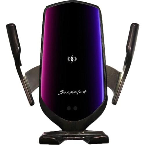 Automatic Clamping 10W Car Wireless Charger For iPhone Xs Huawei LG Infrared Induction Qi Wireless Charger Car Phone Holder dfdf