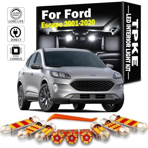 TPKE Canbus Auto Lamps LED Interior Trunk Light Kit For Ford Escape 2001-2020 Map Dome Bulbs No Error Car Lighting Accessories