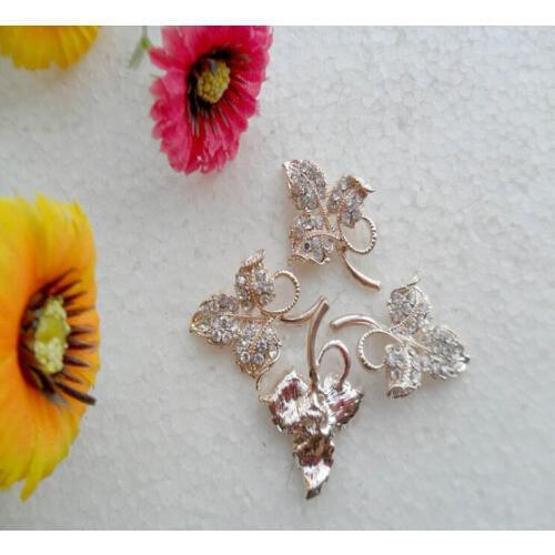 Free Shipping Wholesale 50pcs/lot 25x32mm Rhinestone Flatback Button For Hair Flower Wedding Invitation JFL001