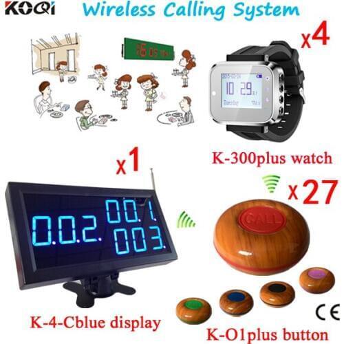 Wireless Calling Launch Button Waiter Call Table Buzzer/Bell/Button