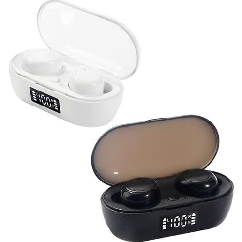 PRO2 BT5.1 Wireless Earphones LED Display HiFi Noise Reduction Strong Bass Biaural Wireless Sports Headphones HD Call