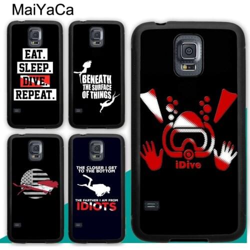 Scuba Diver Diving Underwater Case For Samsung A21S A20e A71 A51 A10 A40 A50 A70 Galaxy S20 Plus S10 S9 Note 20 Ultra