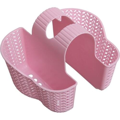Double-Layer Thick Plastic Storage Basket Hollow Drain Storage Rack for Kitchen Supplies M56