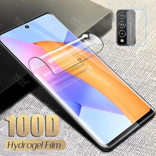 100D Hydrogel Soft Film For Huawei Honor 10X Lite Screen Protector For Honor 10X Lite Honer 10XLite Camera Lens Glass Film
