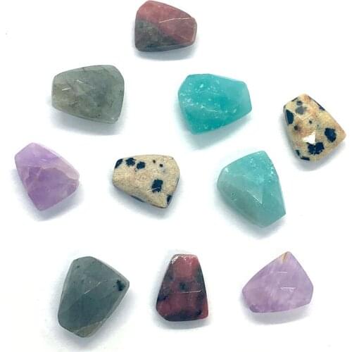 Natural Stone Pendant Irregular Shape Exquisite Pendant Suitable for DIY Handmade Earrings Necklace Jewelry Making Accessories