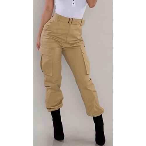 Fashion Ladies Pants European And American Overalls Female Women Military Combat Trouser Ladies Cargo Pants Girls Army Trousers
