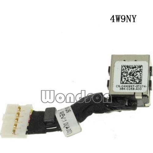 Original DC Cable For Dell Latitude E7250 / E7240 DC Power Input Jack with Cable - 4W9NY 04W9NY w/ 1 Year Warranty