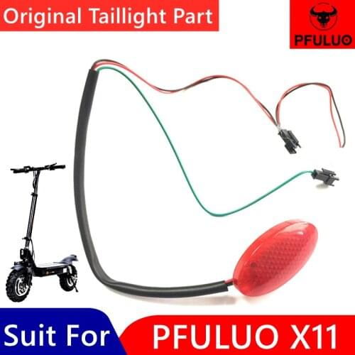 Original Taillight For PFULUO X-11 KickScooter Smart Electric Scooter Foldable Skateboard Hoverboard Rear Light Parts