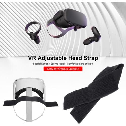 Head Strap For Oculus Quest 2 VR Gaming Headset Adjustable Headband Reduce Head Pressure For Oculus Quest2 Accessories