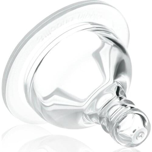 Anti Flatulence Silicone Wide Neck Natural Nipple for Bobo Baby Milk Bottle Non-toxic for Baby Milk Bottle S/M/L/Y/Cross Holes