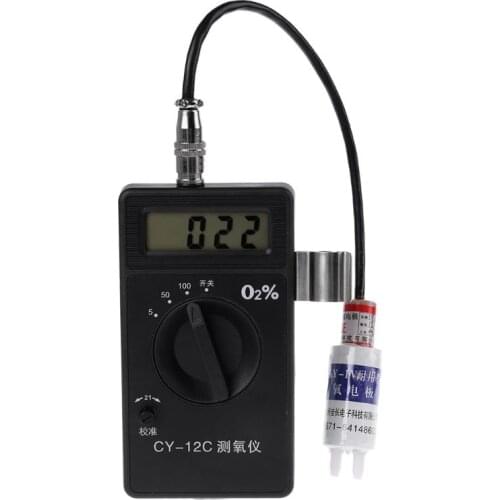 O2 Oxygen Concentration Content Tester Oxygen Detector Monintor Meter CY-12C Pro Y98E