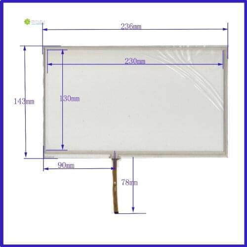 TP1M0148 4 lins Touch Screen For GPS CAR 236mm*143mm touchsensor 236*143 touchglass digitizer this is compatible Industr