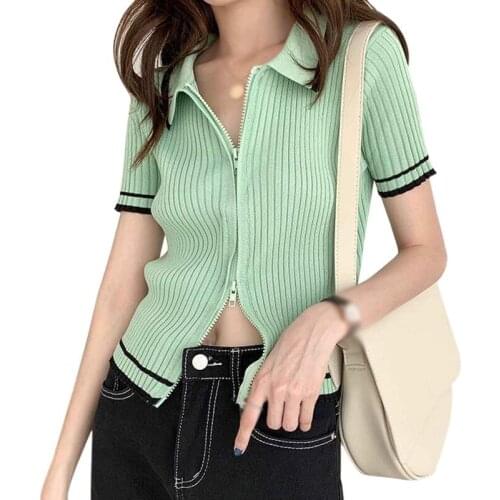 Womens Summer Korean Style Tshirt Slim Short Sleeve Casual Sweety Ladies Tee Shirt Tops